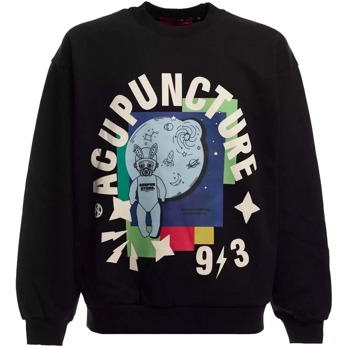 Acupuncture  Acu Crewneck Alien Baby  Černá