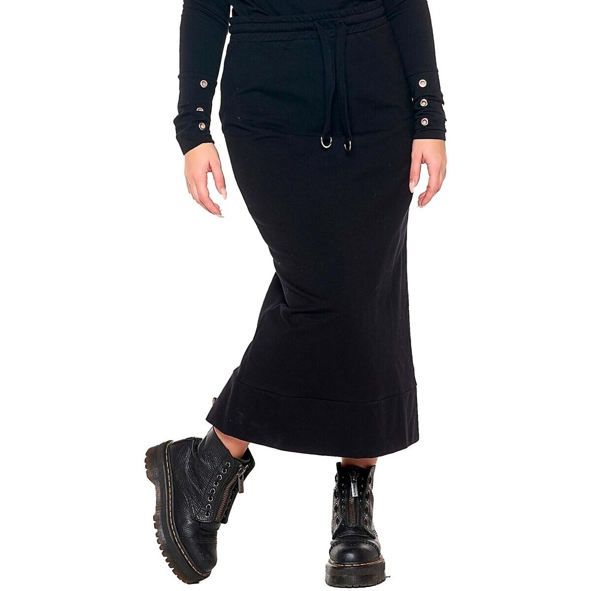 Leone 1947 Woman Skirt Black Ring Černá