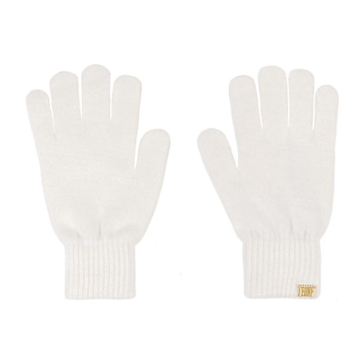 Leone 1947 Winter Knitted Gloves Bílá