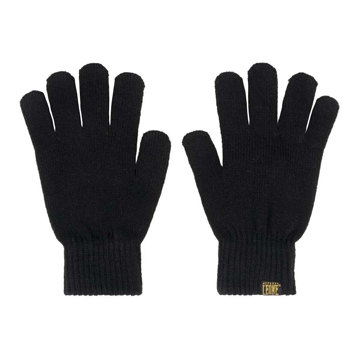 Leone 1947 Winter Knitted Gloves Černá