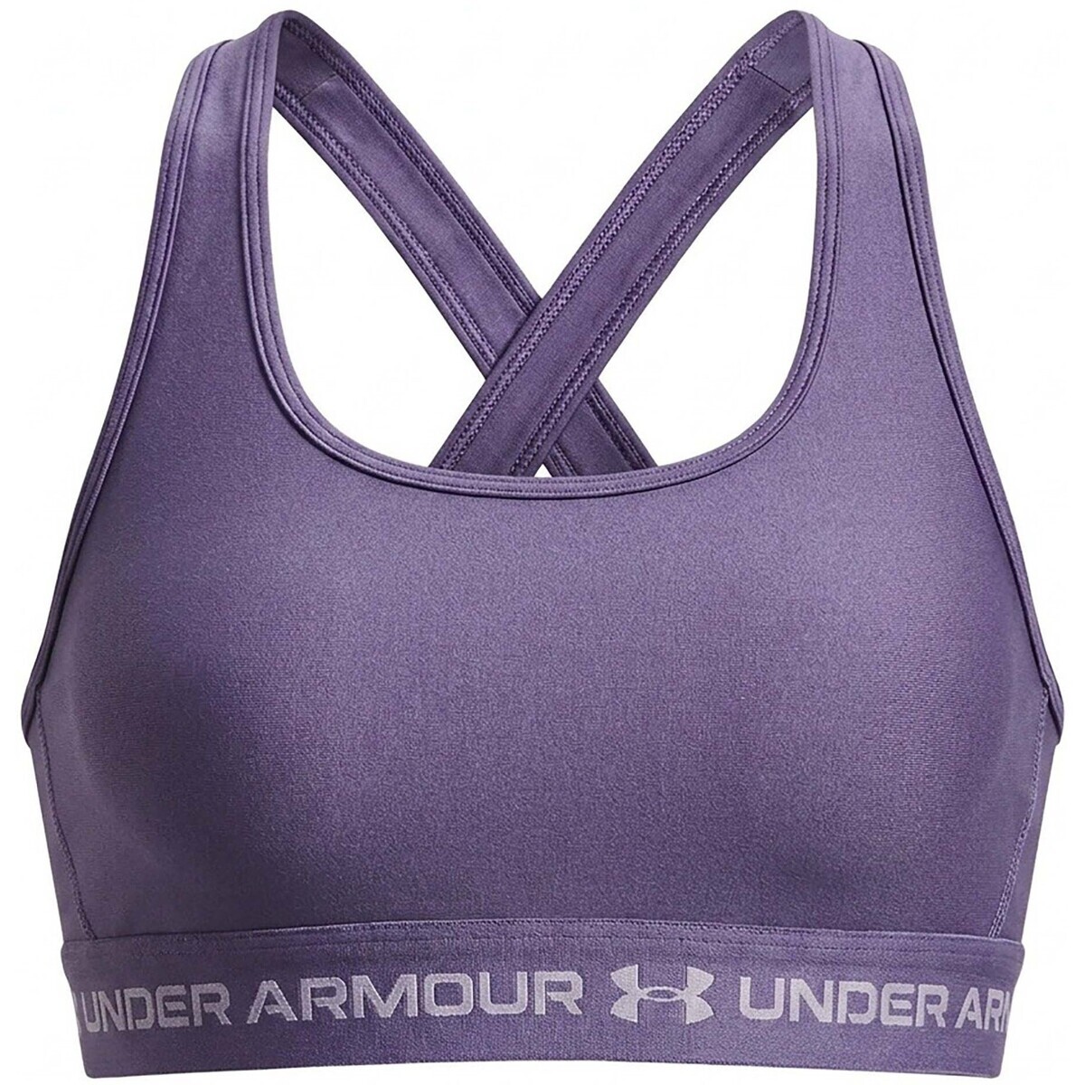 Under Armour  Crossback Mid Bra  Fialová