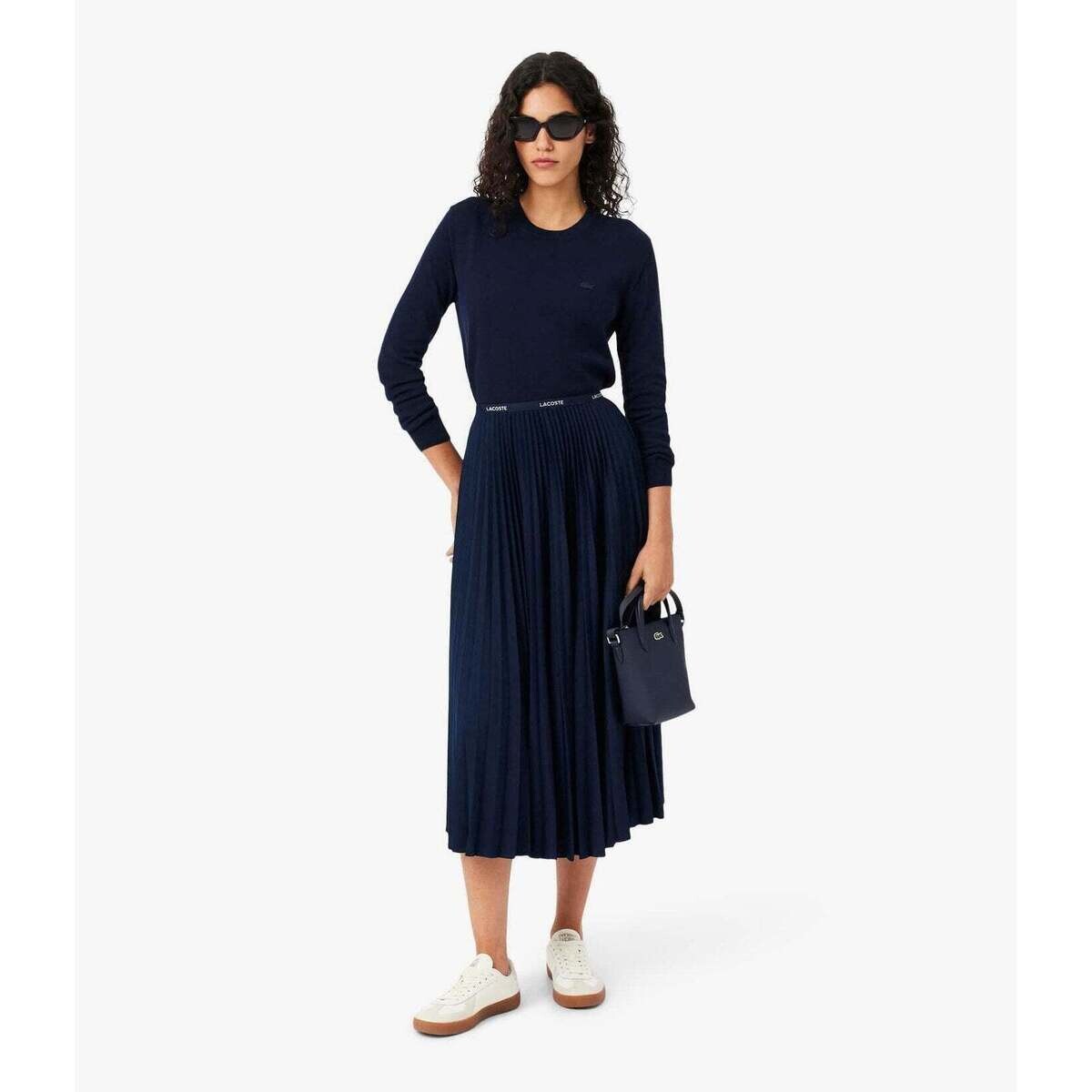 Lacoste  Falda Plisada Marine  ruznobarevne