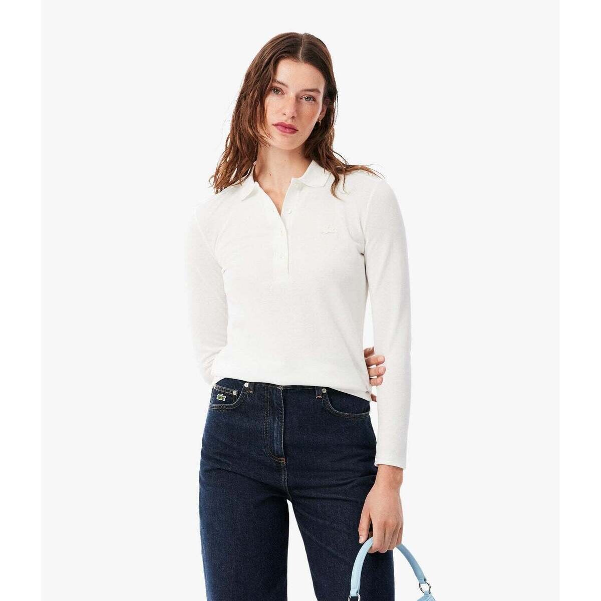 Lacoste  Polo Manga Larga Farine  ruznobarevne