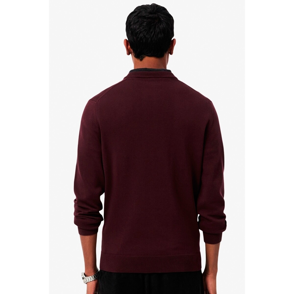 Lacoste  Ah1985 Crewnecks Sweaters  Bordó