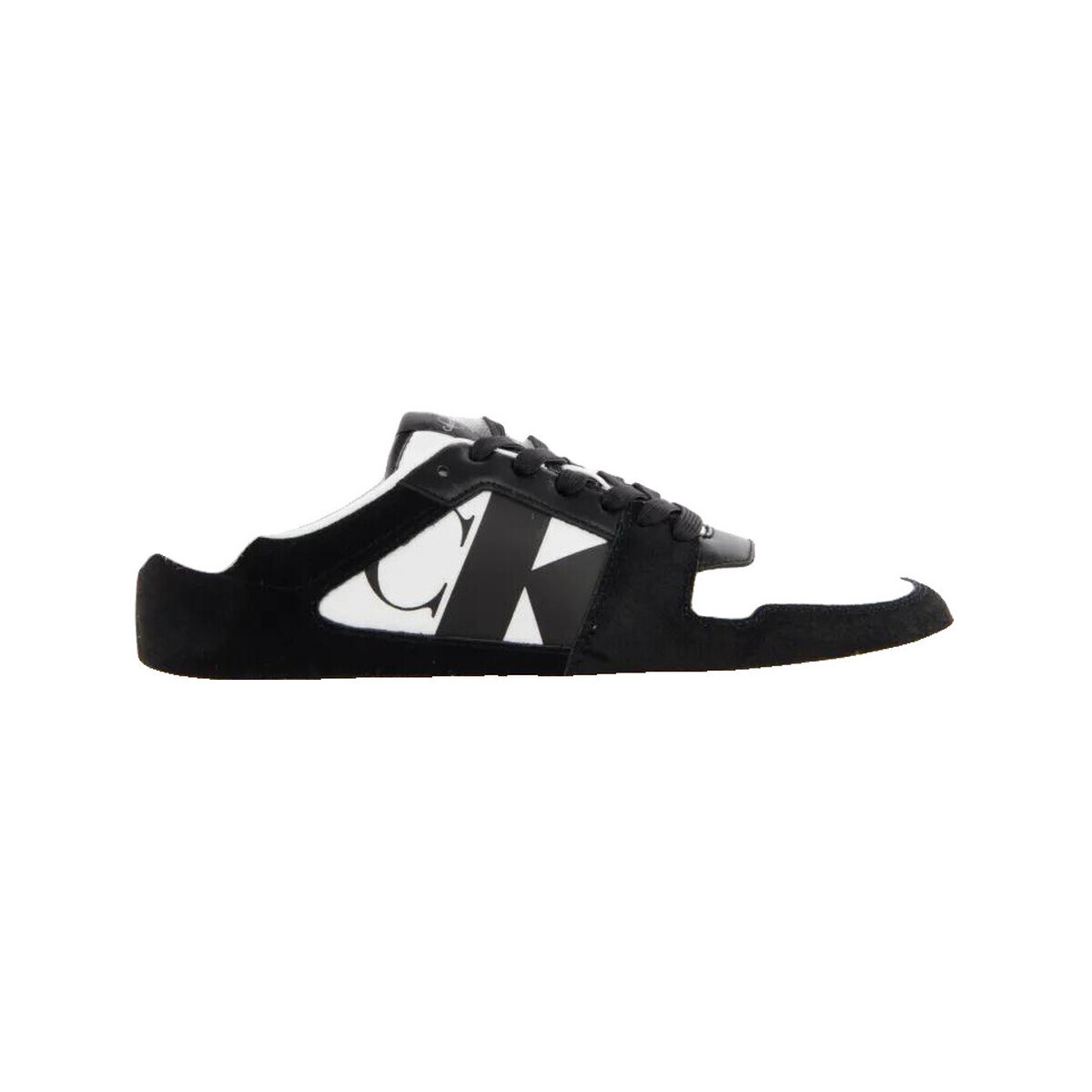 Calvin Klein Jeans  Baskets  Monogram Court cuir  Černá