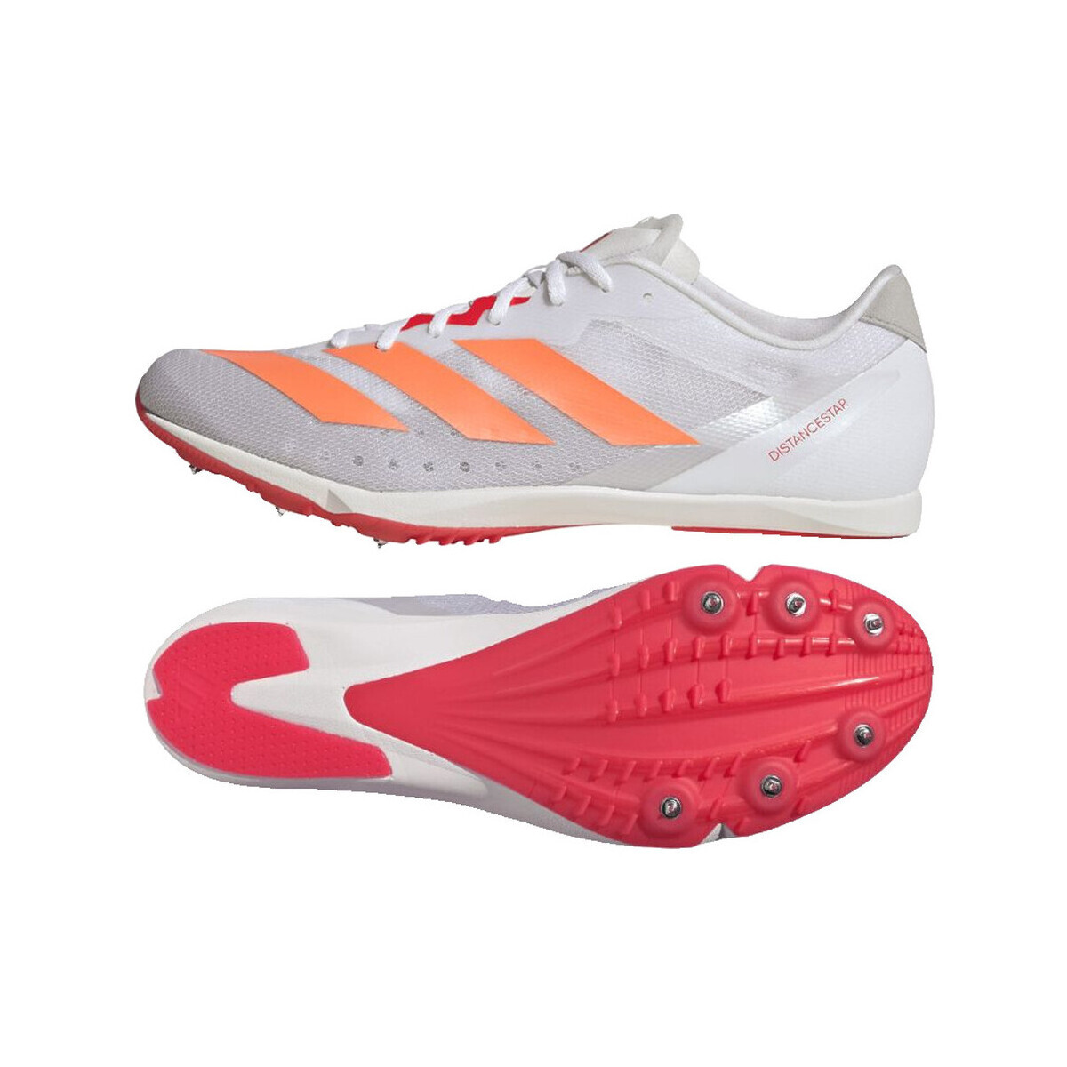 adidas  Chaussures de running  distancestar en matériaux recyclés  Bílá