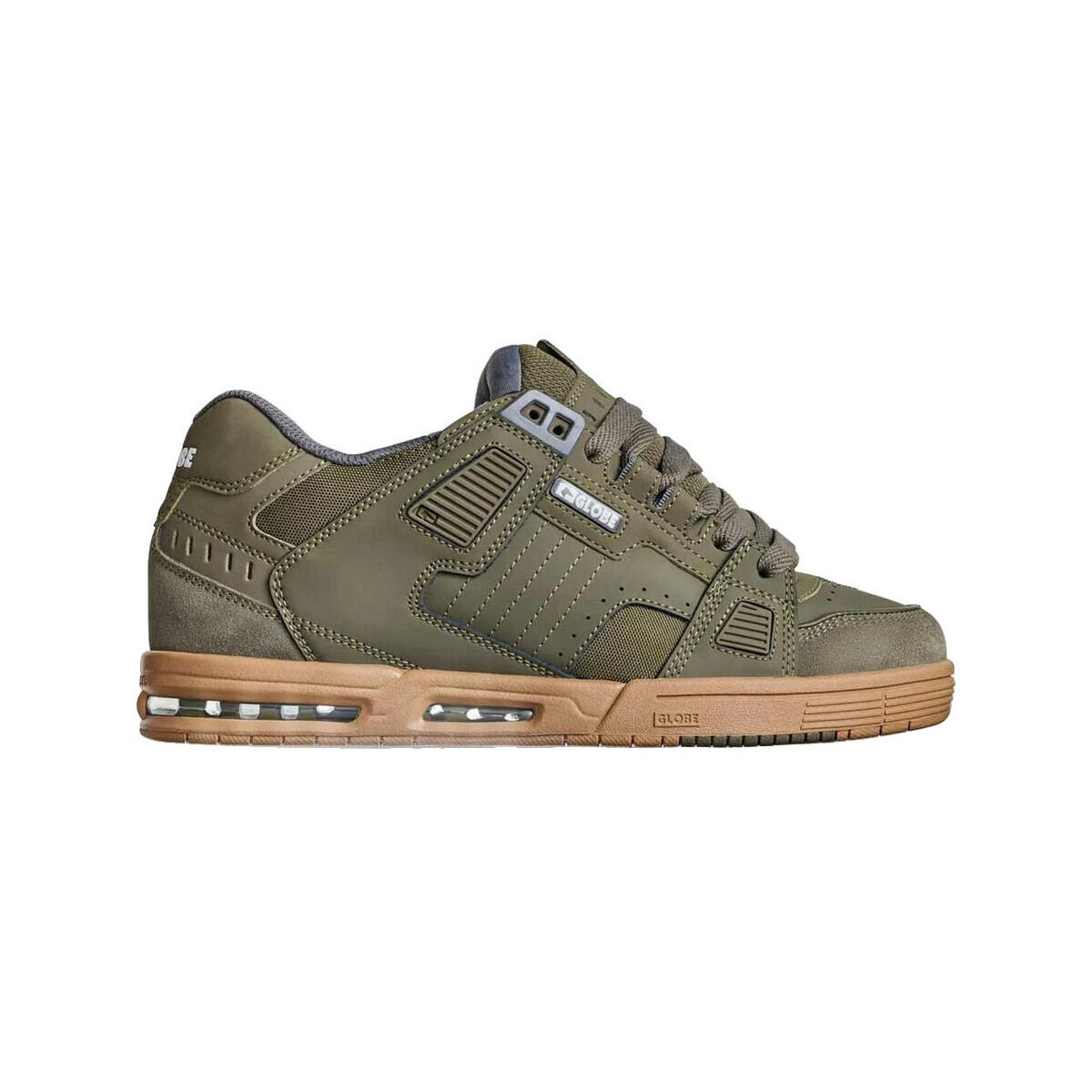 Globe  Baskets  Sabre action leather et nubuck synthétique  Zelená