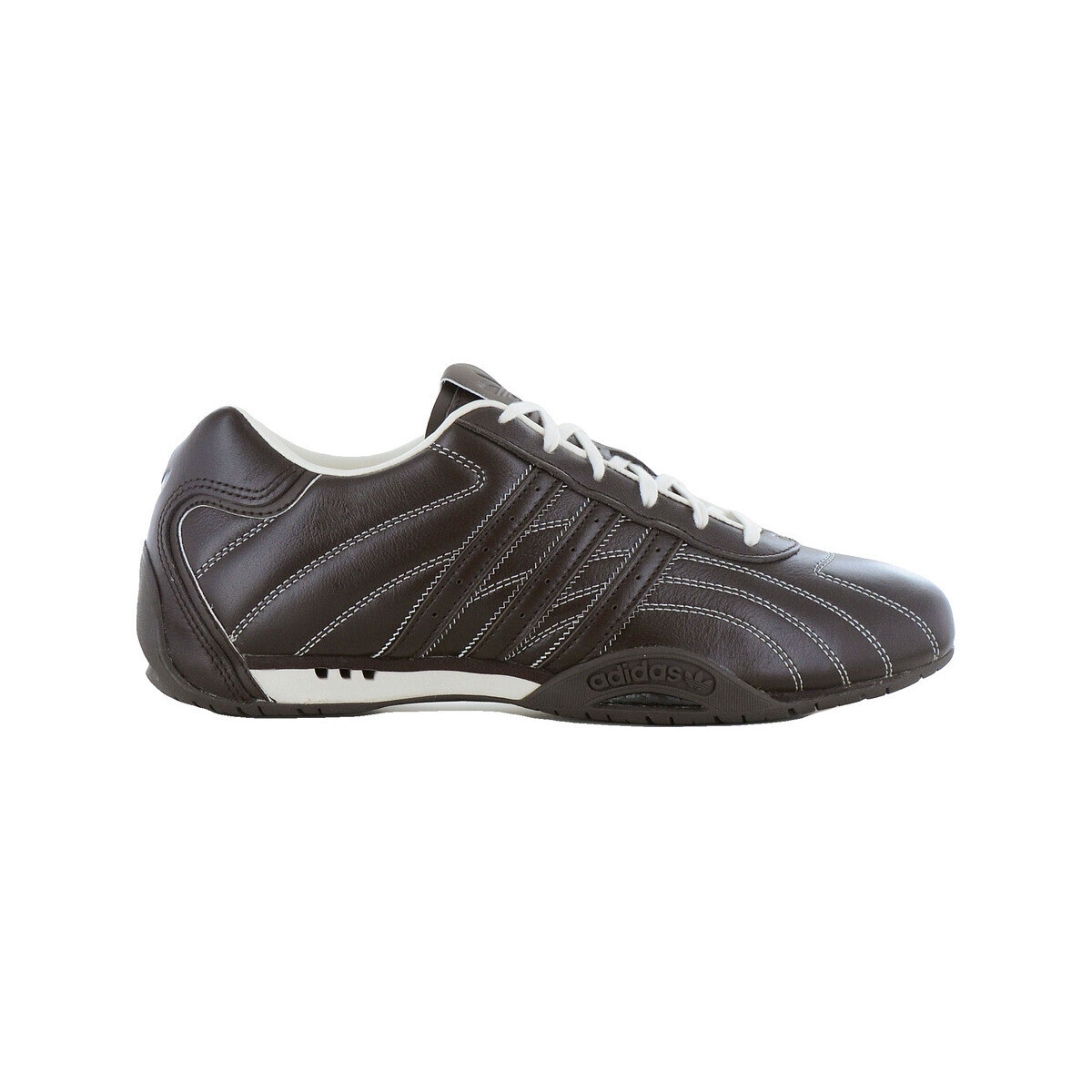 adidas  Baskets  adi racer lo lux cuir  Hnědá