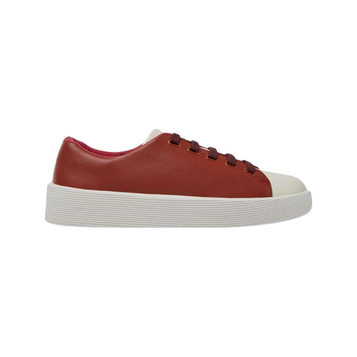 Camper  Baskets  COURB TWINS cuir  Červená