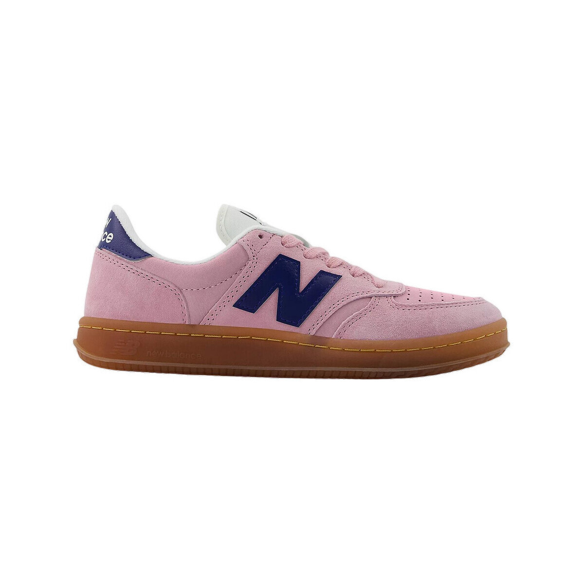 New Balance  Baskets  T500 cuir de vachette et daim  Růžová