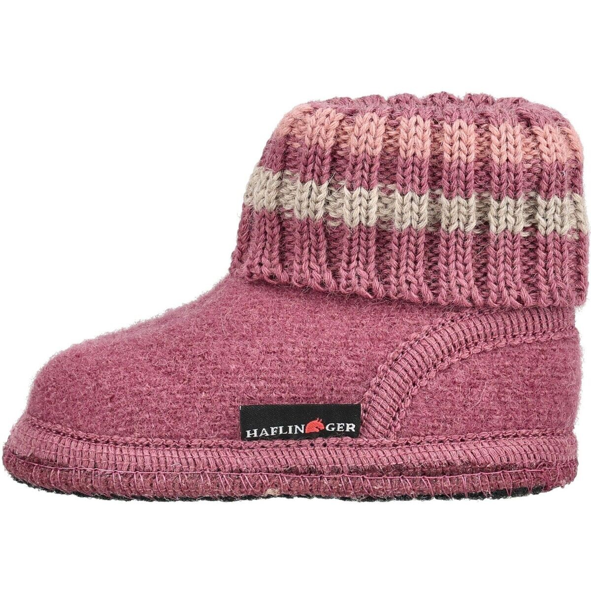 Haflinger  Hausschuhe HÜTTENSCHUH PAUL HÜTTENSCHUH PAUL  Růžová