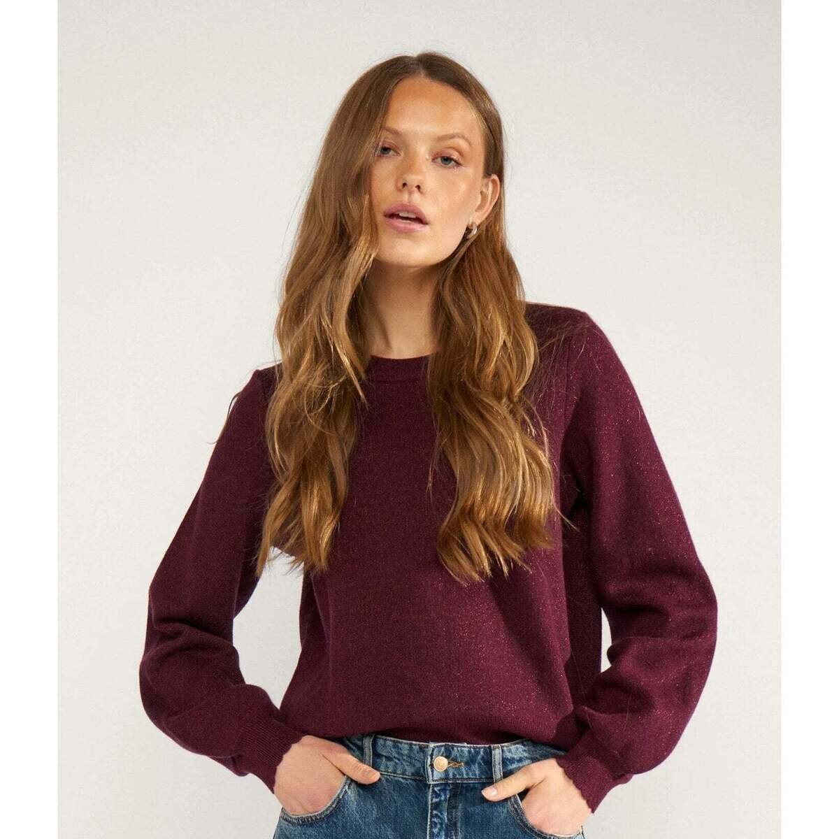 Nümph  Nubir Solid Pullover Fig  ruznobarevne