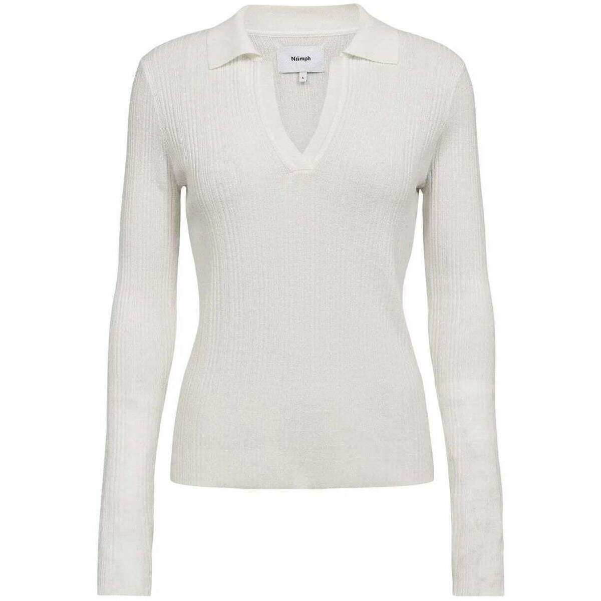 Nümph  Nusebila Polo Blouse Cloud Dancer  ruznobarevne