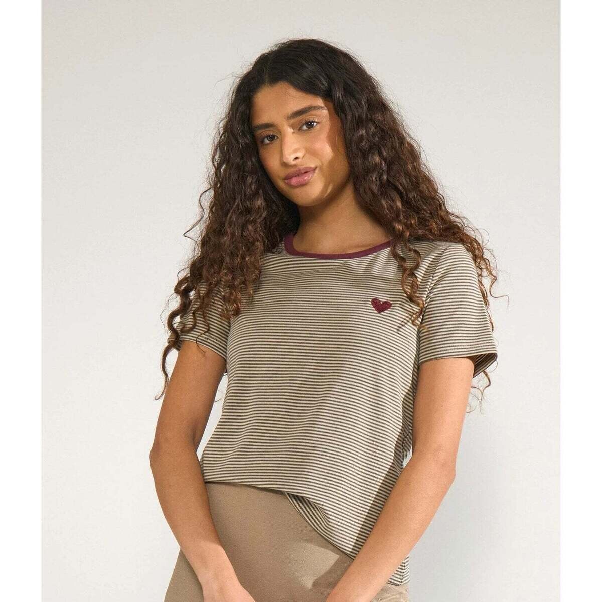 Nümph  Nualexa T-shirt Silver Mink  ruznobarevne