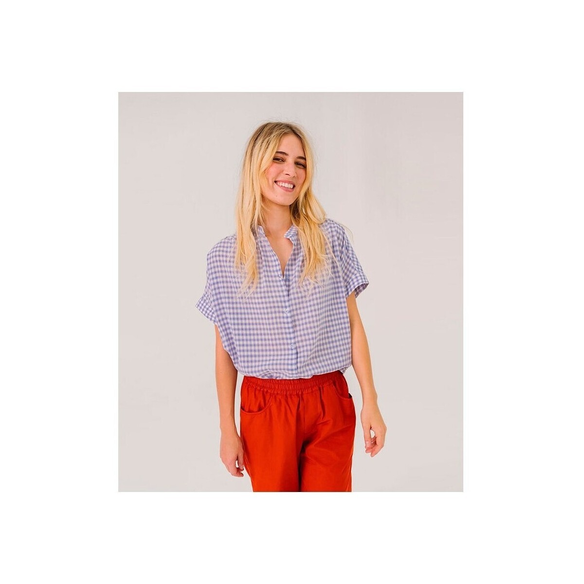 Sacrécoeur  Louison Shirt Blue  ruznobarevne