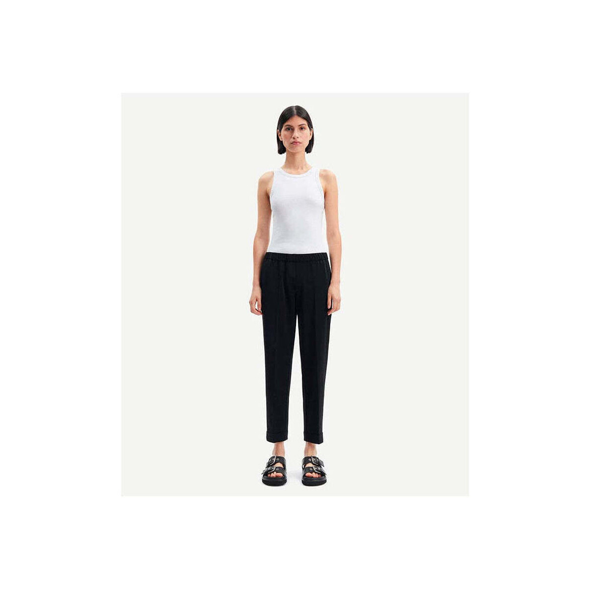 SAMSØE SAMSØE  Hoys Pants Black  ruznobarevne