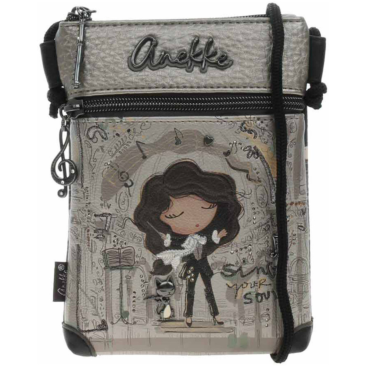 Anekke  dámská crossbody 43803-905  Šedá