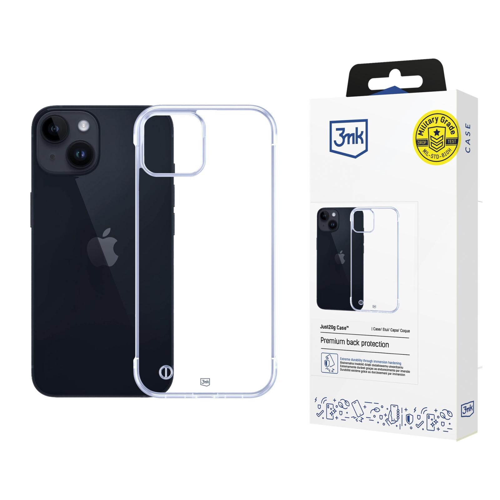 3mk ochranný kryt Just20g Clear Case pro Samsung Galaxy S23+