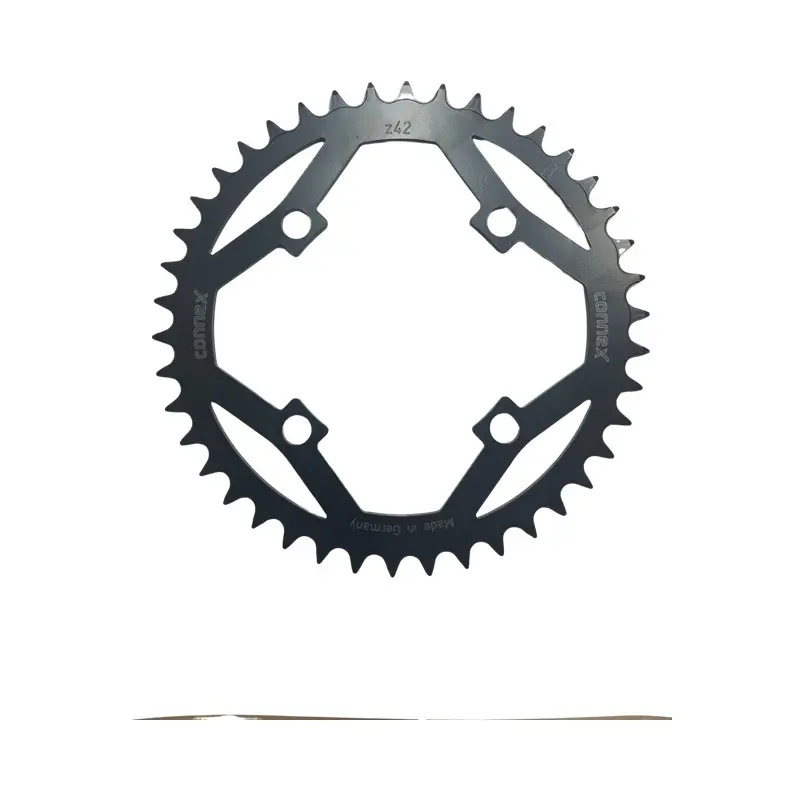 Connex Převodník 42z TZ Wippermann černý, síla 3 mm, rozteč 104 mm, pro e-biky