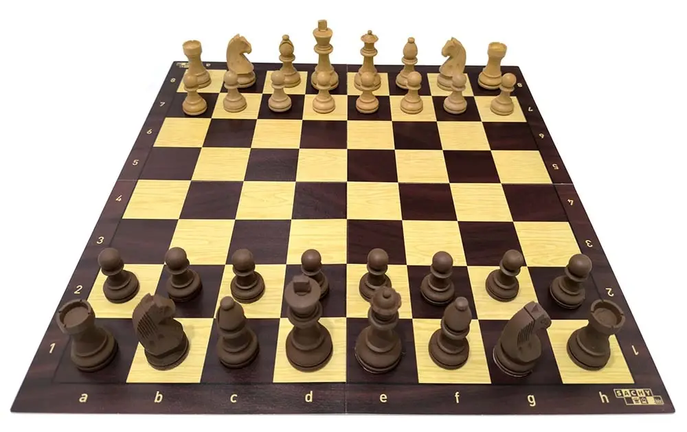 Philos Spiele Šachové figury Artuš 78mm hnědé s dvojitým závažím (AKČNÍ CENA)