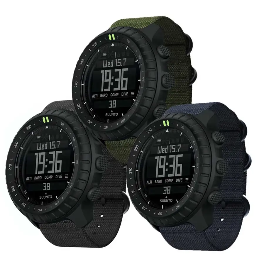 Suunto Core 2 All Black + textile strap (AKČNÍ CENA)