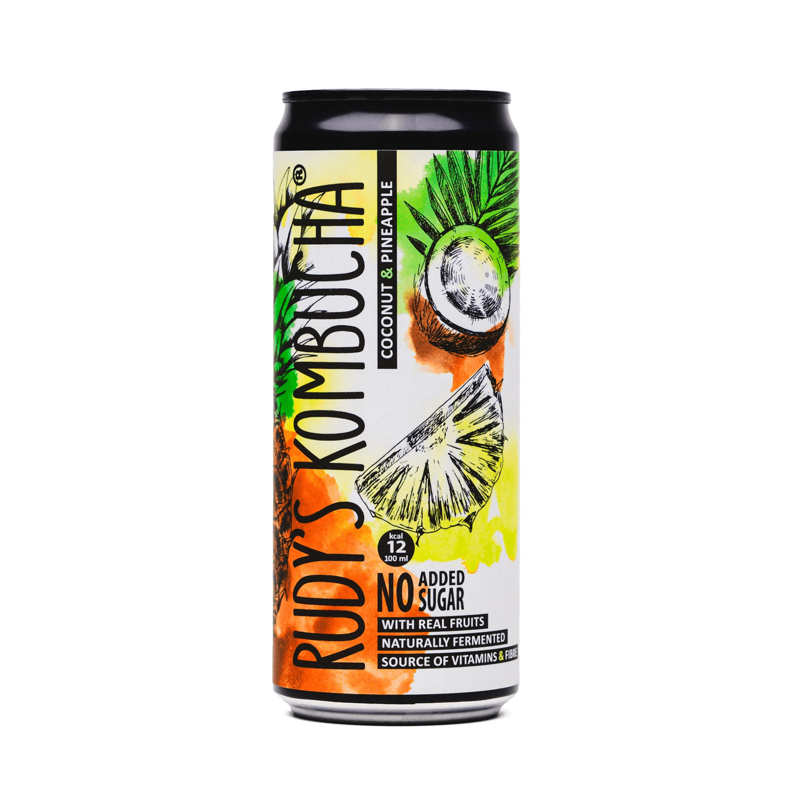 RUDY'S Kombucha - Kokos & Ananas 330 ml