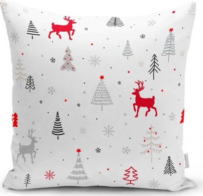 Povlak na polštář s vánočním motivem 43x43 cm Merry Christmas – Mila Home