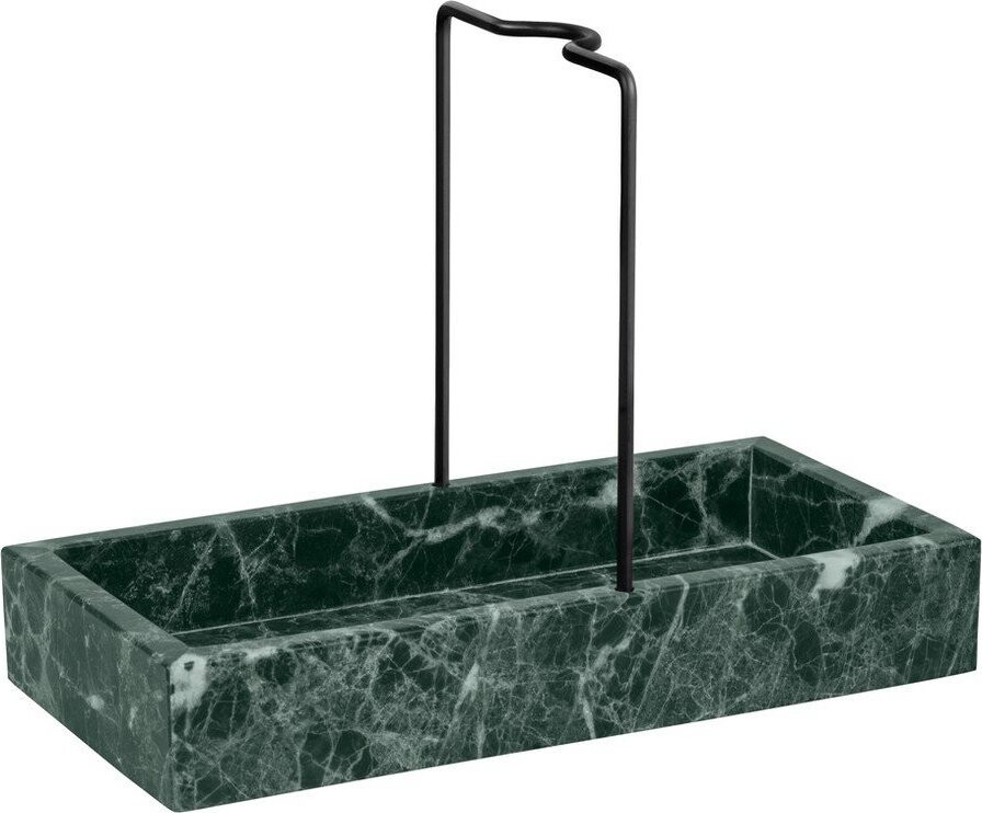 Tmavě zelený kamenný stojan na mycí prostředky Marble – Mette Ditmer Denmark