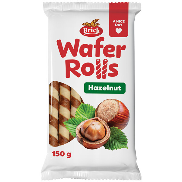 Trubičky Brick 150g Lískový oříšek