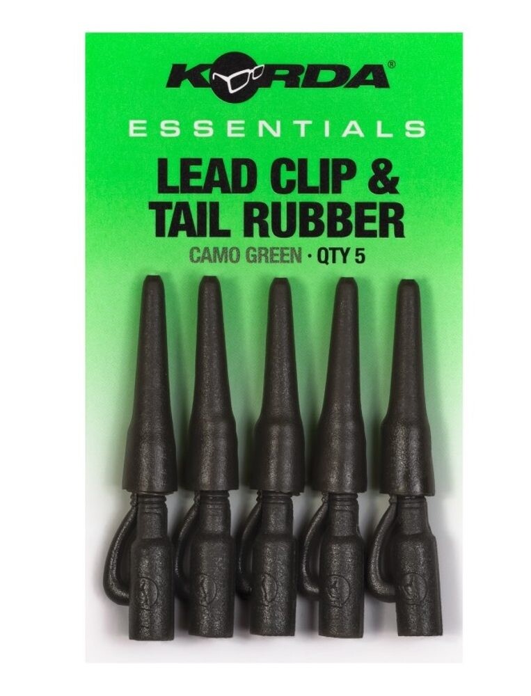 Korda Závěsky Essentials Lead Clips & Tail Rubbers 5ks