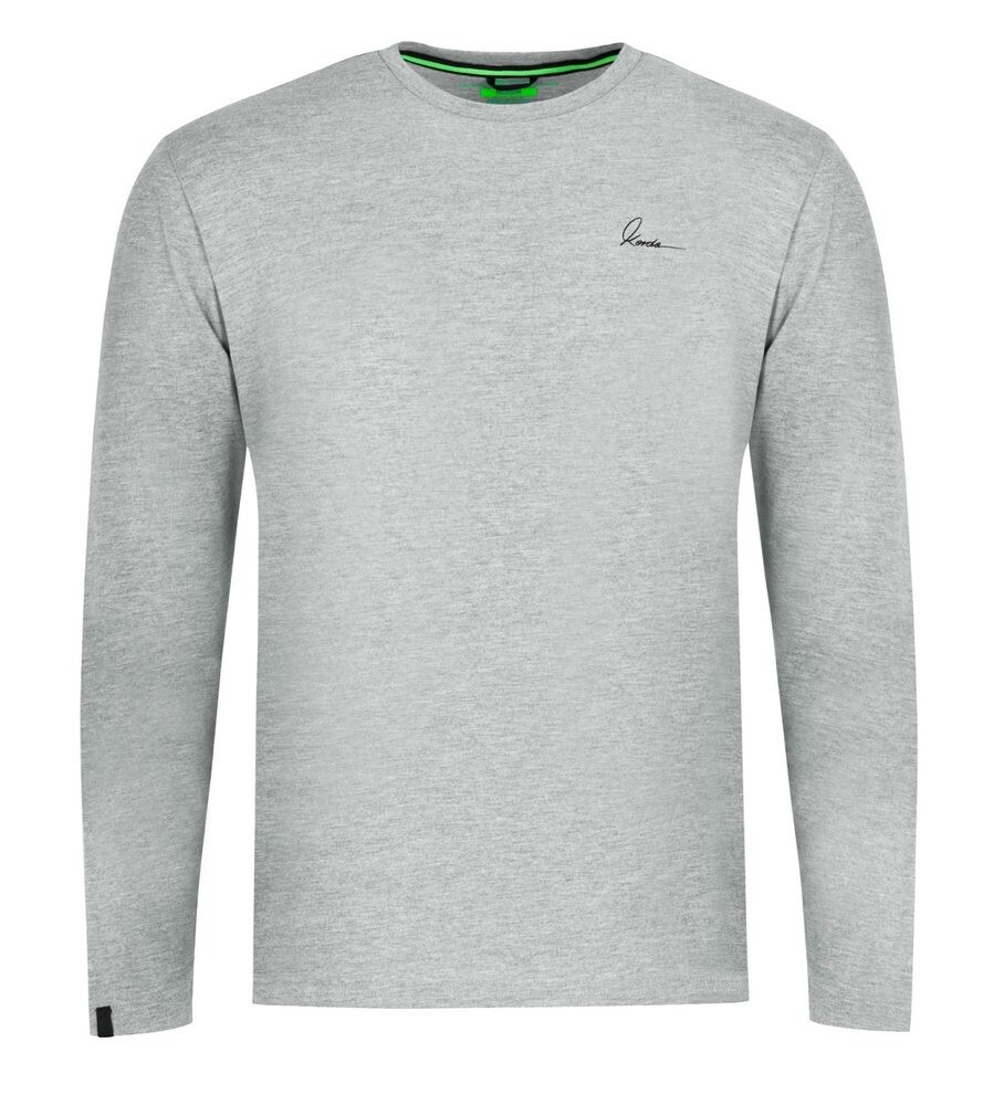 Korda Triko Minimal Tee LS Heather Grey - S