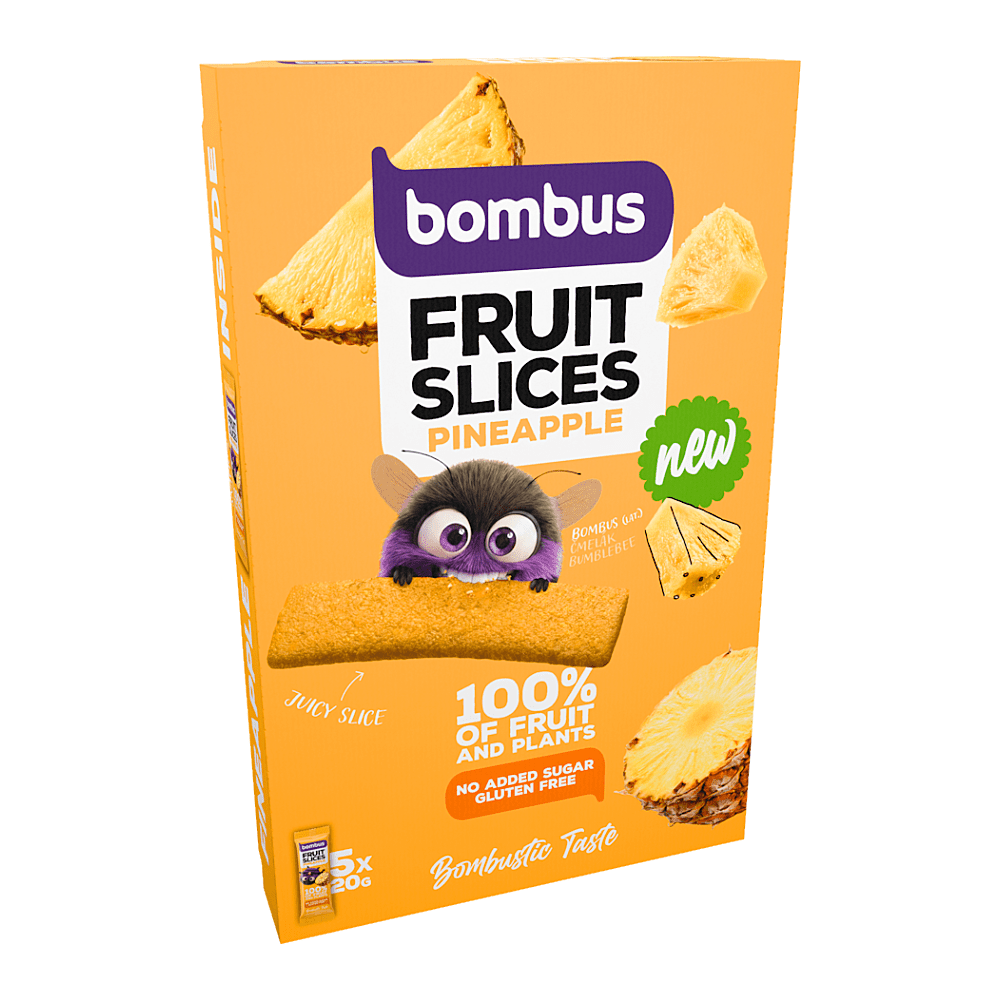 BOMBUS Fruit slices ananas ovocné plátky 5 x 20 g