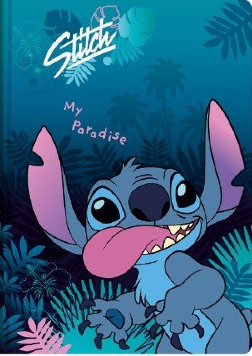 Sešit A5 32 l. čtverečkovaný Disney modrý Stitch vzor 3