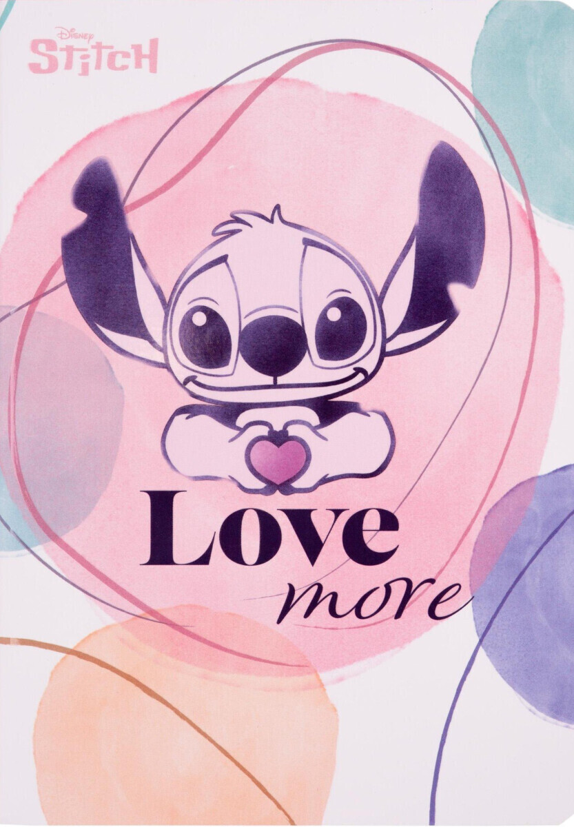 Sešit A5 60 l. čtverečkovaný Disney Fashion Stitch vzor 2