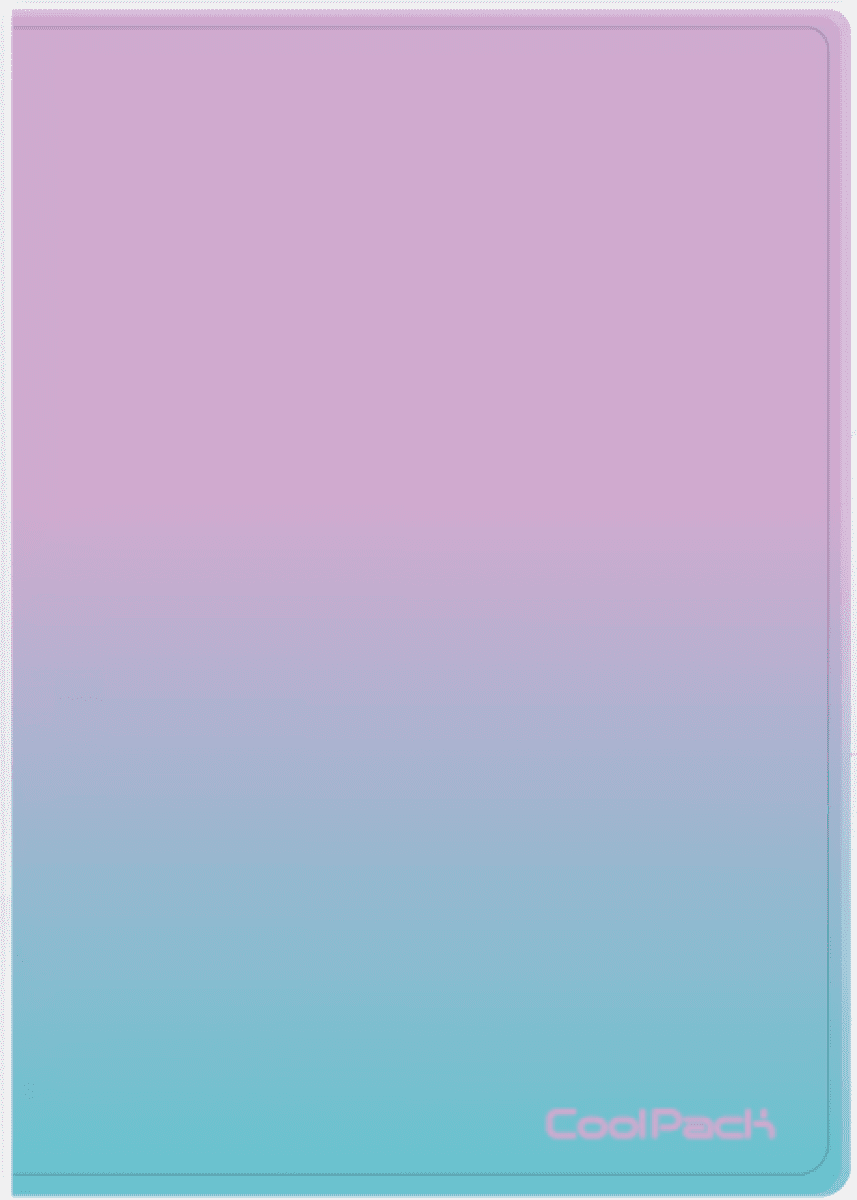 Desky clear book A4 Coolpack Gradient Blueberry