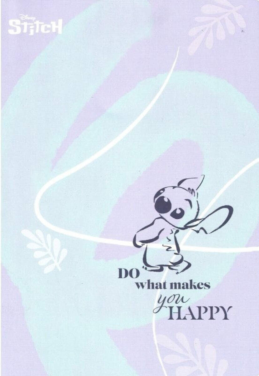 Sešit A4 60 l. čtverečkovaný Disney Fashion Stitch pastelový vzor 2