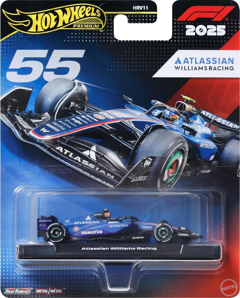 Hot Wheels Premium Formula 1 Williams - Carlos Sainz #55