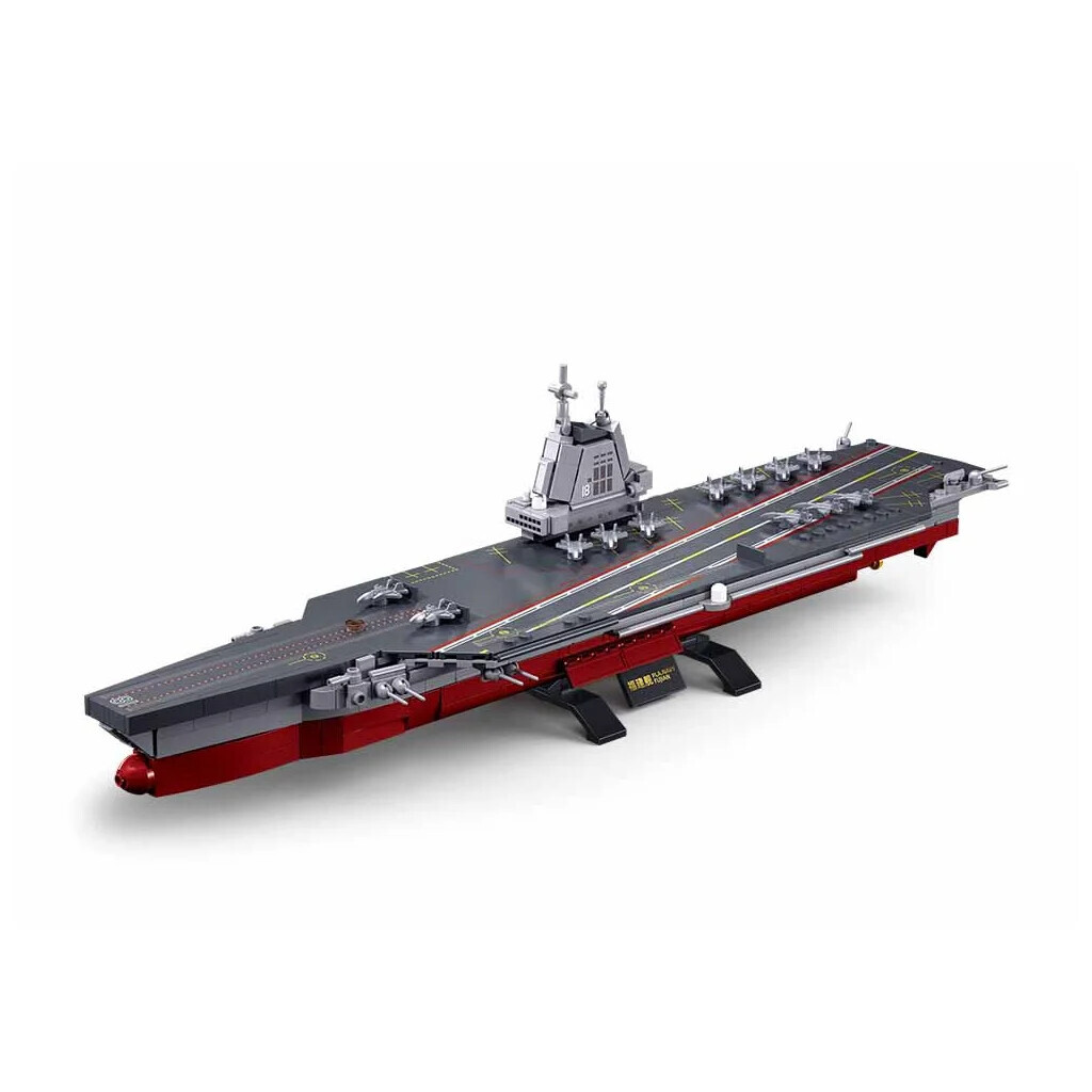 Stavebnice Sluban Army Letadlová loď Fujian 1:700 M38-B1211