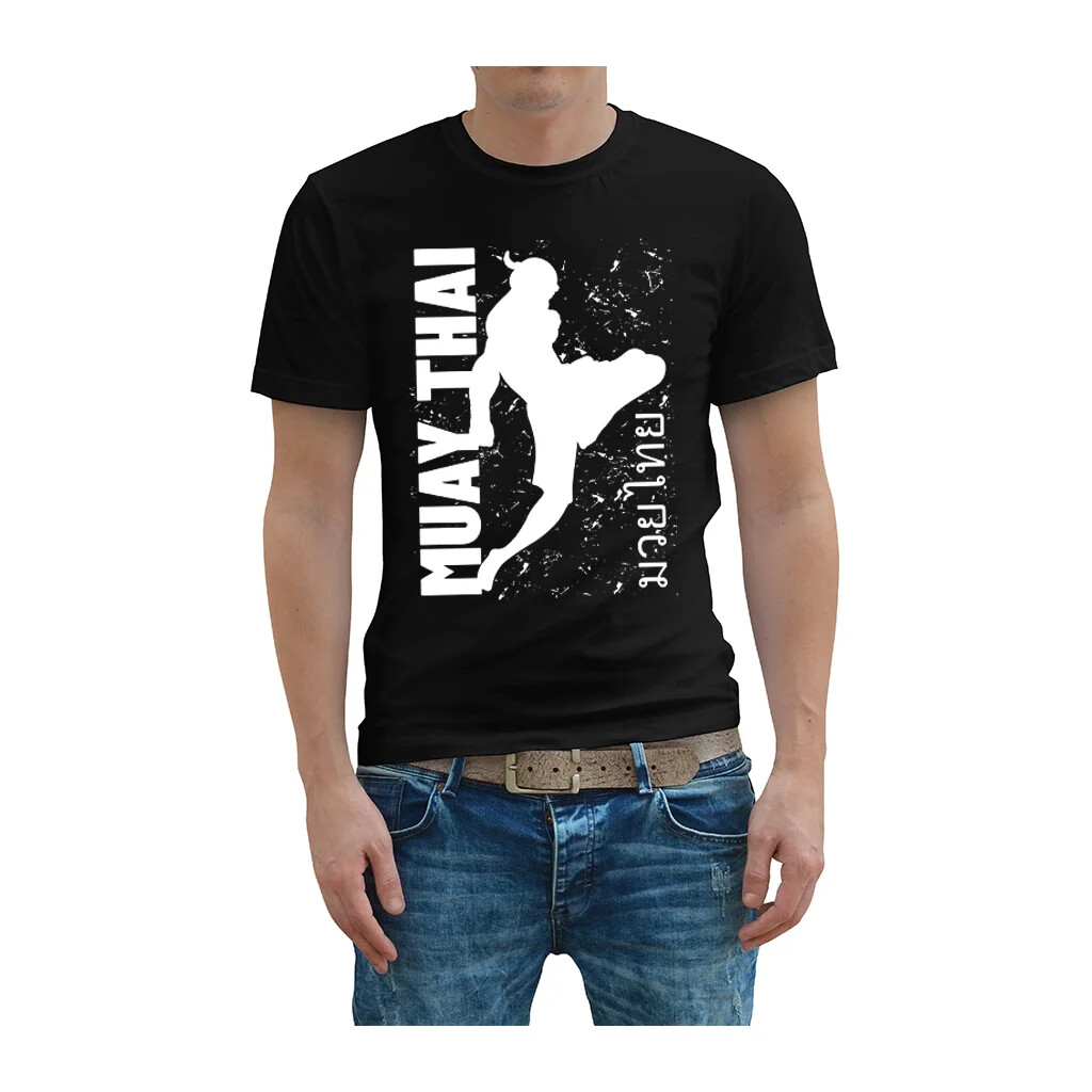 Triko Striker Muay thai boj - černé, M