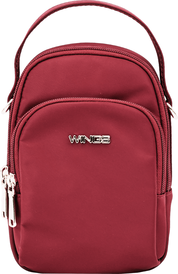 Dámská malá crossbody taška Wings ROSELLA tmavě červená Velikost: ONE SIZE