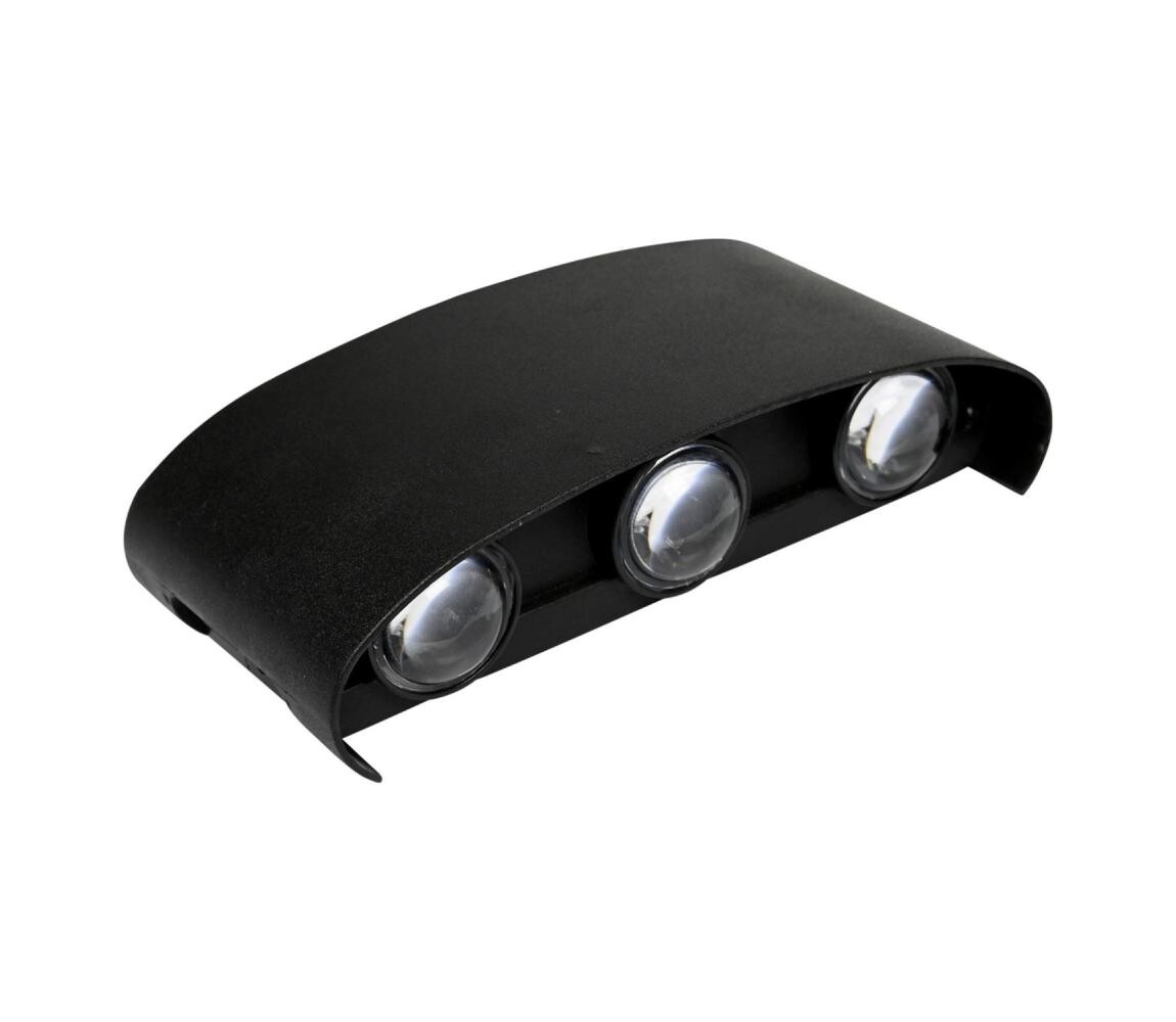HÖFFTECH - LED Venkovní nástěnné svítidlo UP&DOWN 6xLED/1W/230V IP65 14828