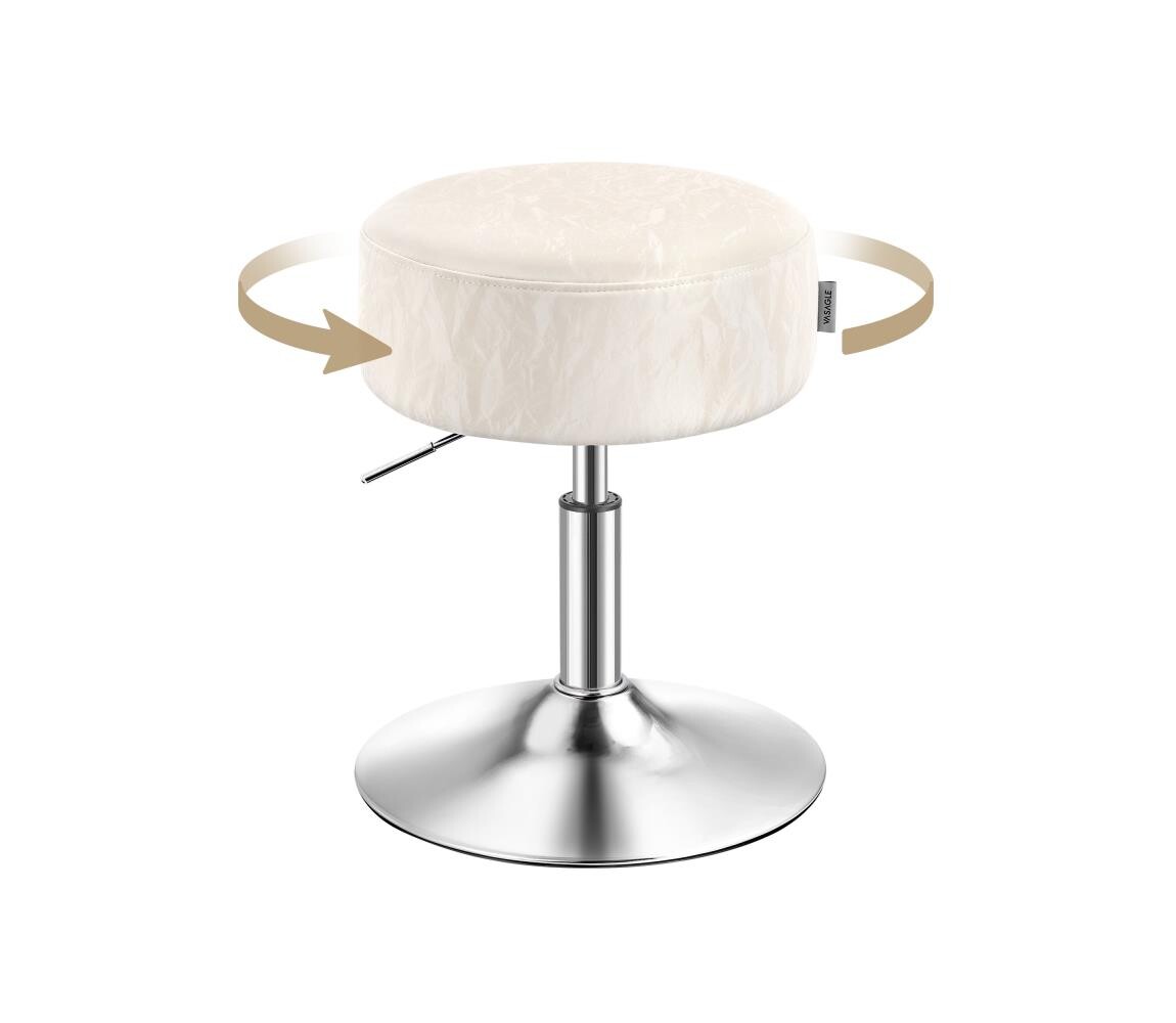 Taburet NUBE pr. 38,5 cm bílá LJB120W01