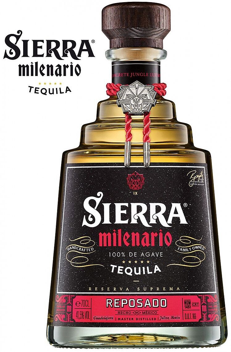 Sierra Milenario Reposado 100% Blue Agave tequila 41,5% 0,7l