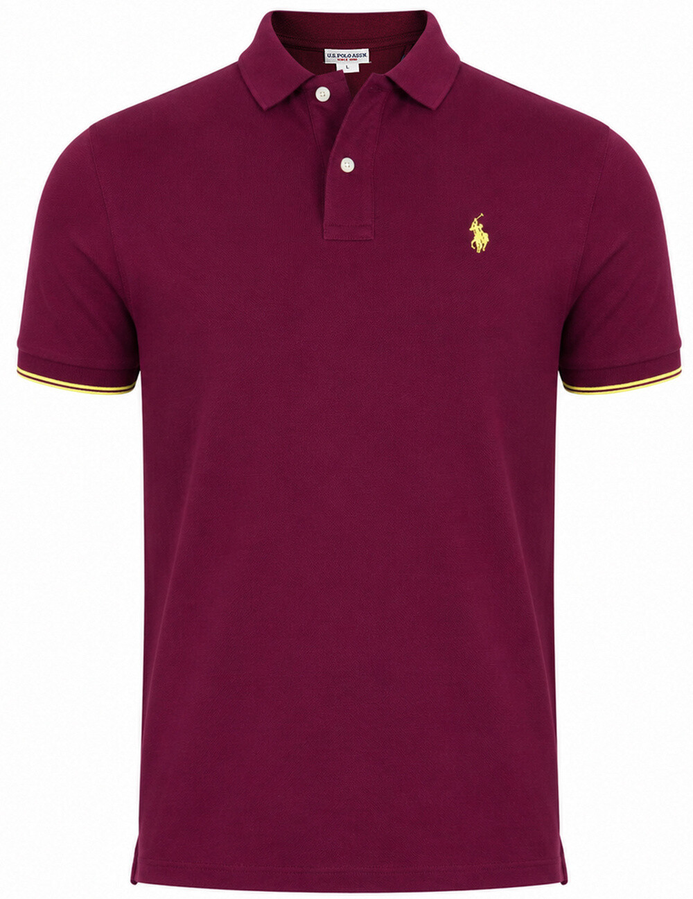 Pánské burgundy polo triko