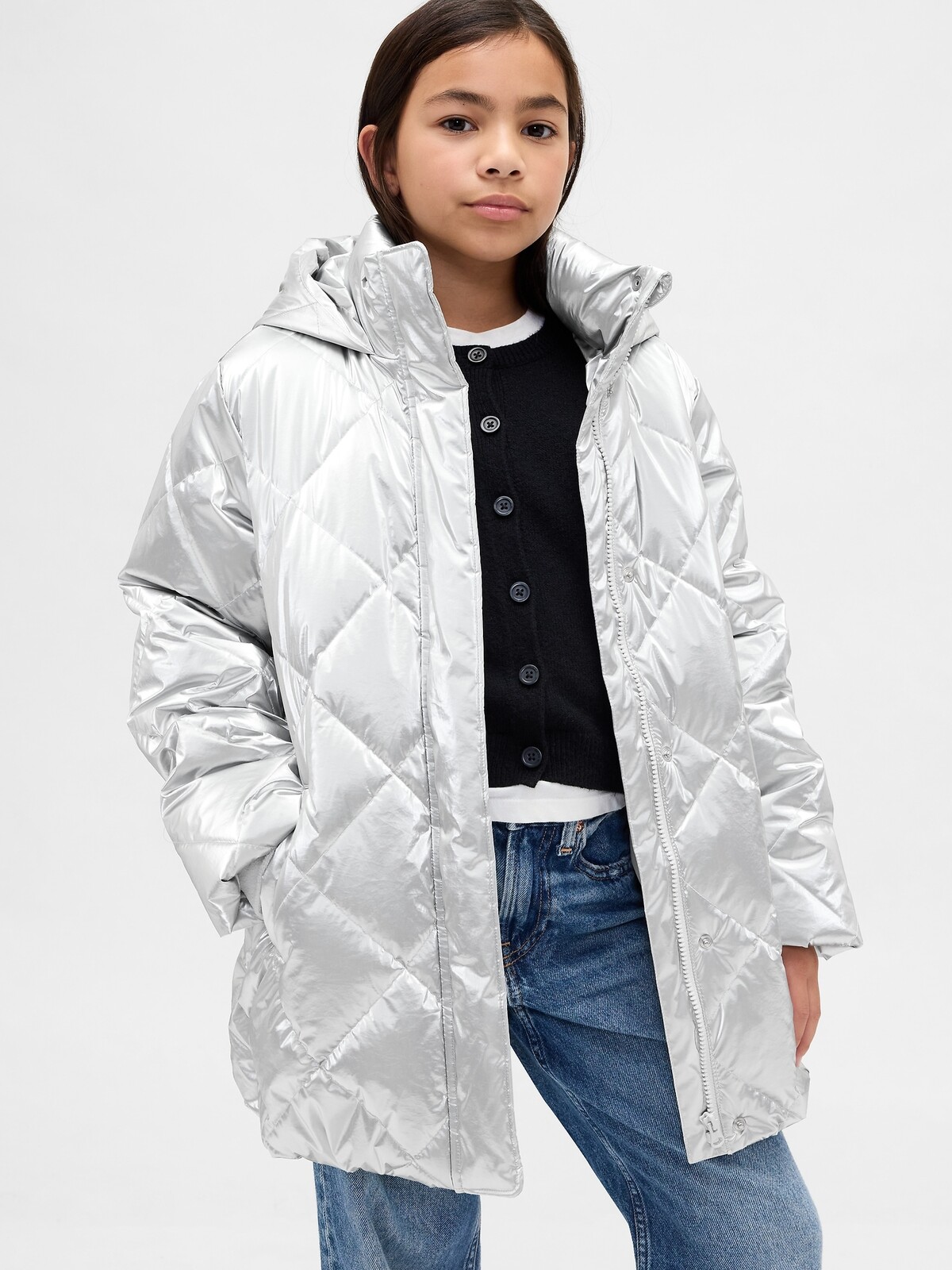 GAP PrimaLoft® dívčí prošívaný kabát