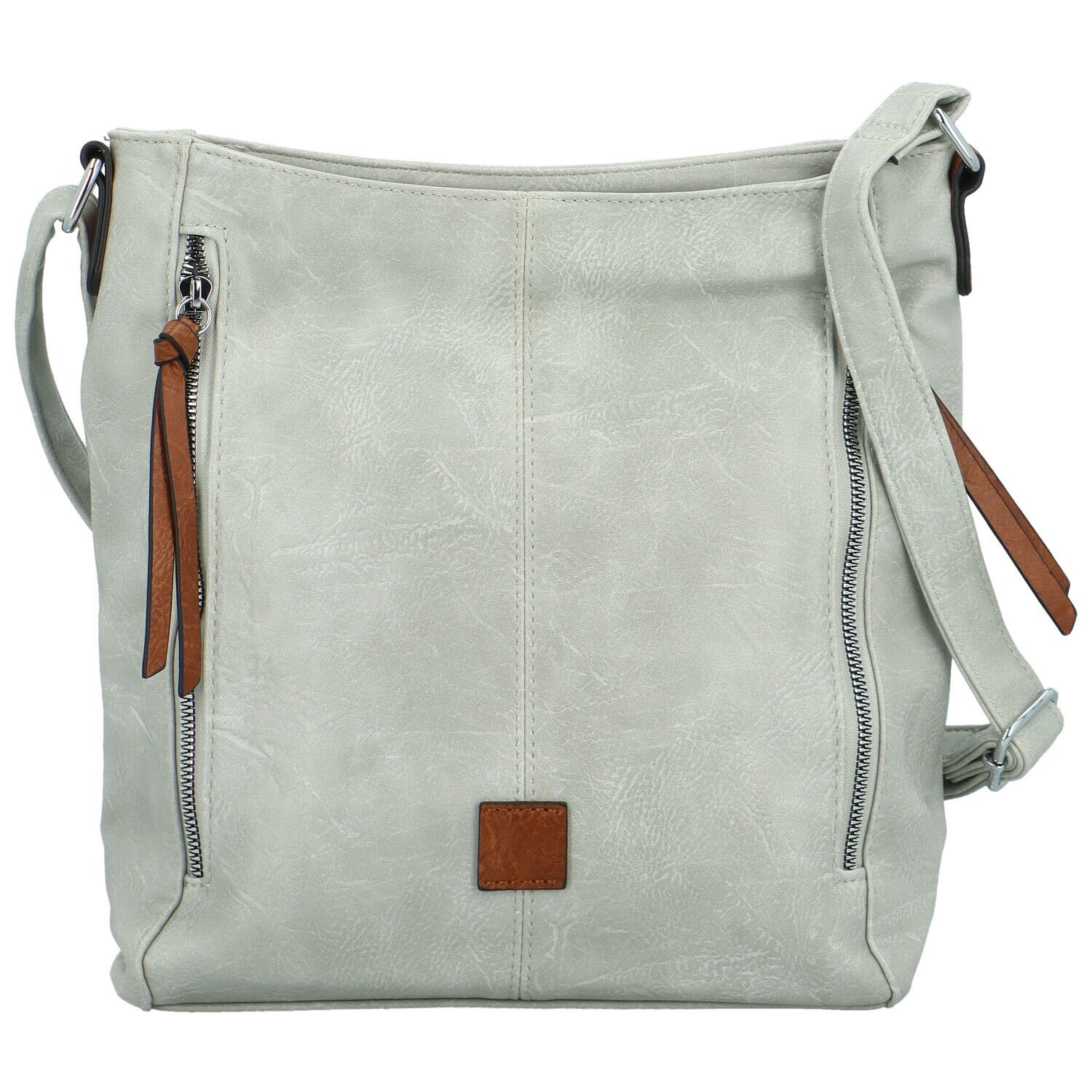 Dámská crossbody kabelka šedá - Firenze Jolie šedá