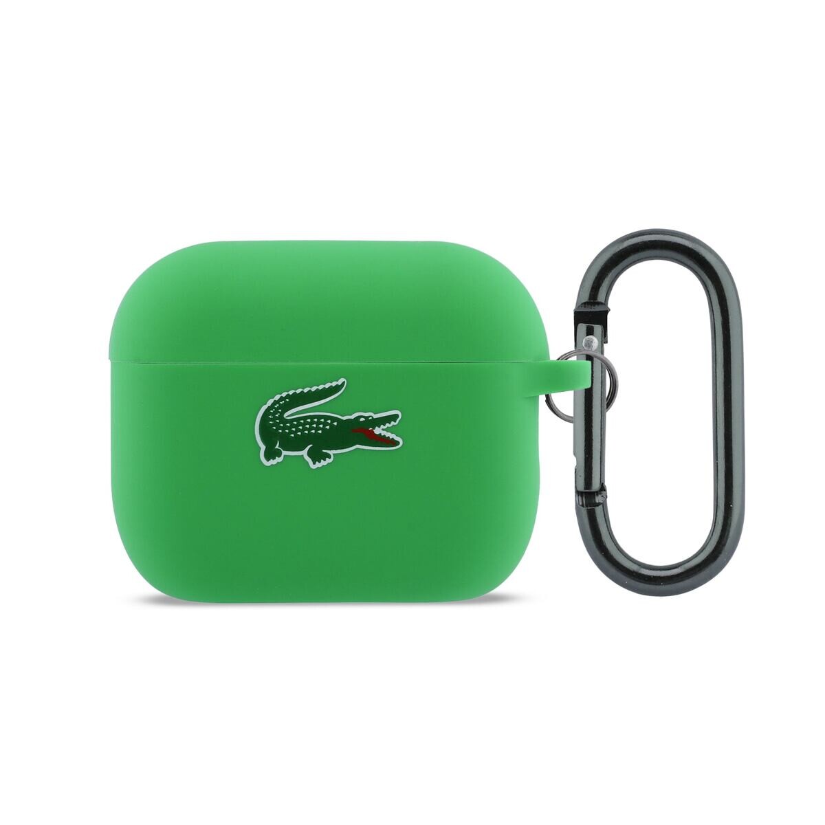 Lacoste Liquid Silicone Croc Logo Pouzdro pro AirPods Pro 3 Green LCAP3SLON