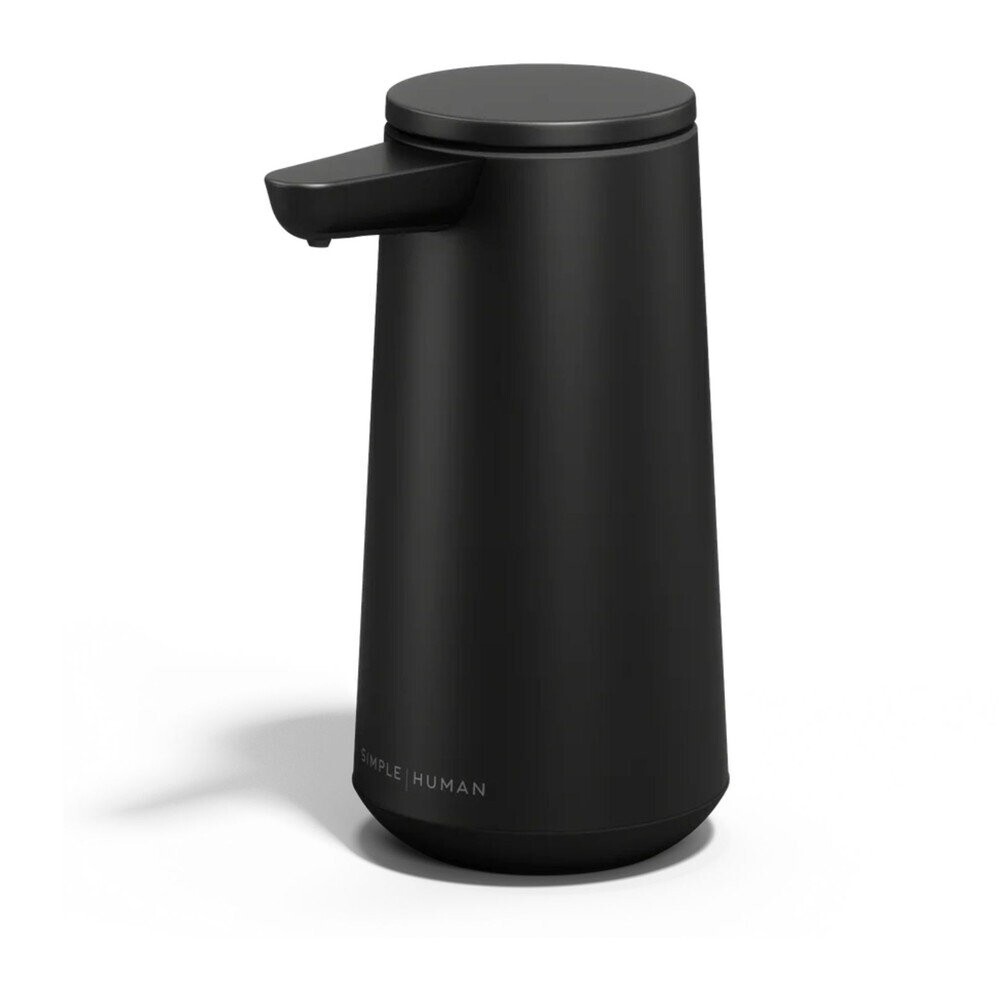 Matně černý bezdotykový ocelový dávkovač mýdla 296 ml – simplehuman