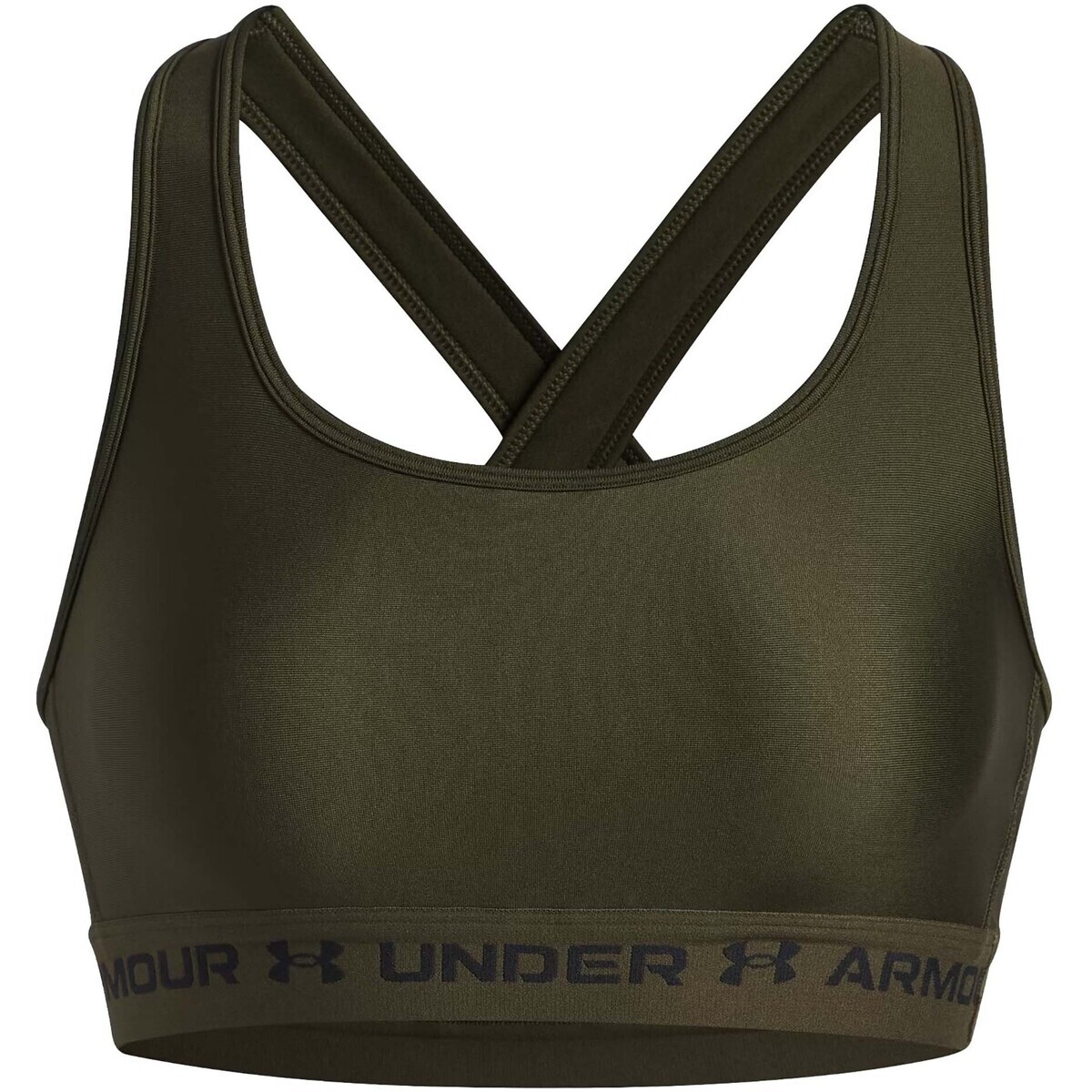 Under Armour  Crossback Mid Bra  Zelená