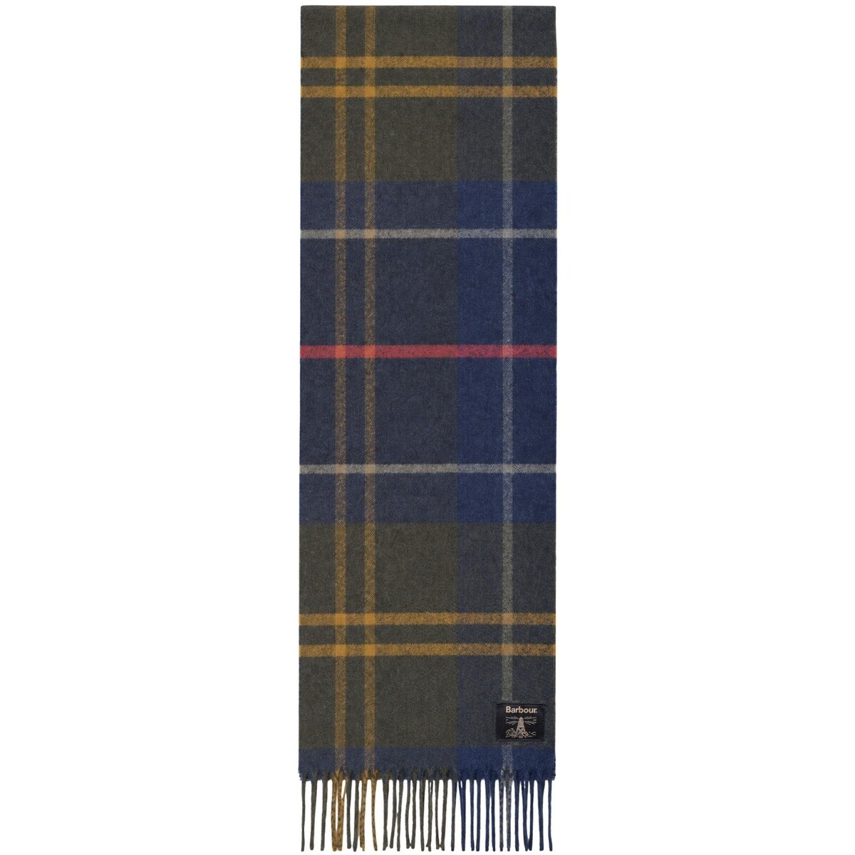 Barbour  YORKLANE TARTAN SCARF 262MUSC0403  Zelená